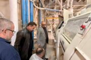 وفد من شركة تصنيع الحبوب يتفقد فرع ديالى والمطحنة الحكومية لمتابعة الإنتاج ورفع الكفاءة التشغيلية