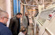 وفد من شركة تصنيع الحبوب يتفقد فرع ديالى والمطحنة الحكومية لمتابعة الإنتاج ورفع الكفاءة التشغيلية